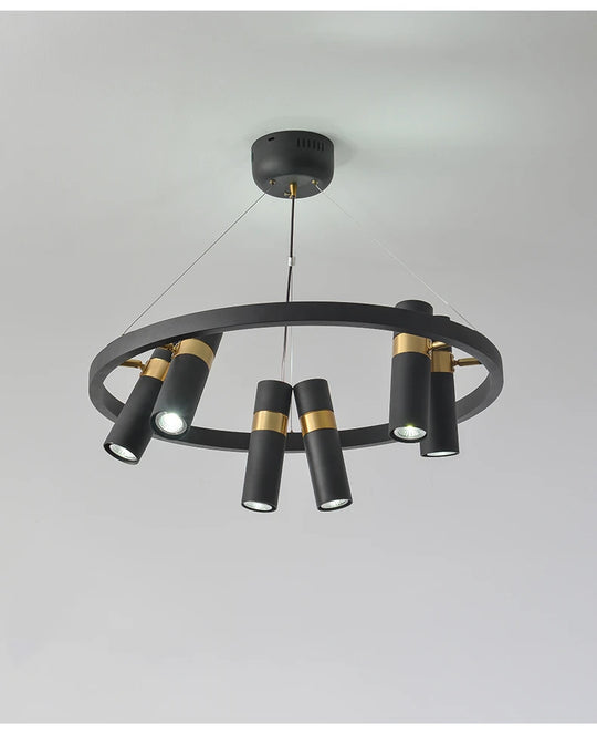 Industrial Wind LED Chandelier