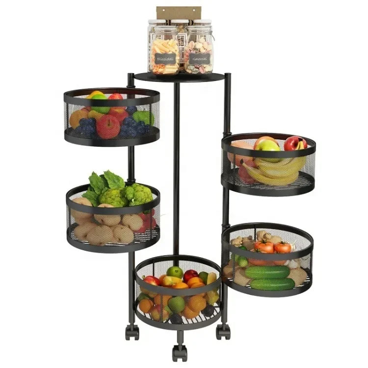 Kitchen Rotating Storage Shelf