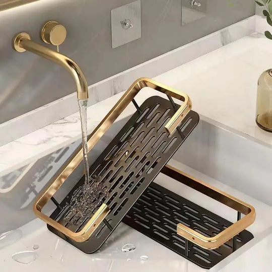 Stylish Wall Mounted Bathroom Storage Organizer Shelf