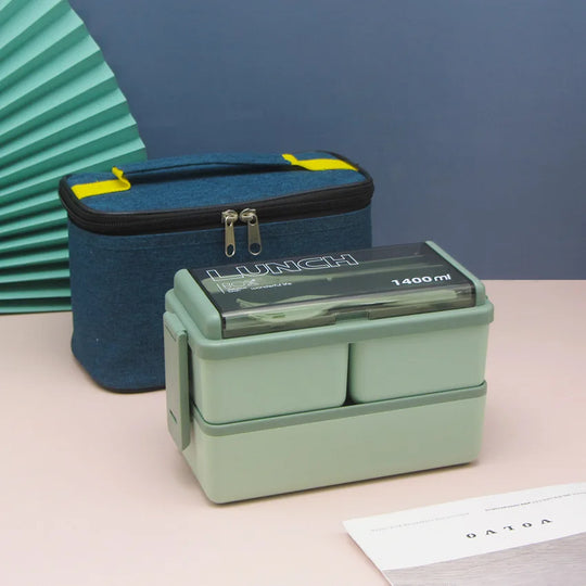 Double Layer Portable Lunch Box