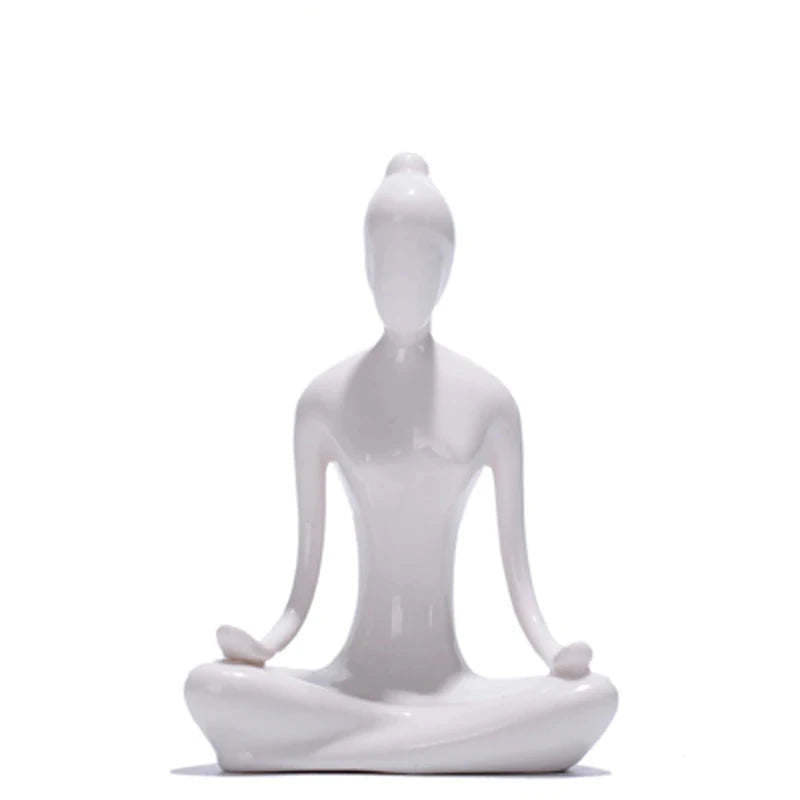 Porcelain Lady Mini Statues