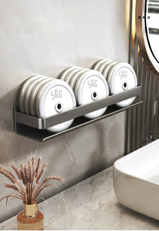 Modern Luxury Stainless Steel Bathroom Shelf