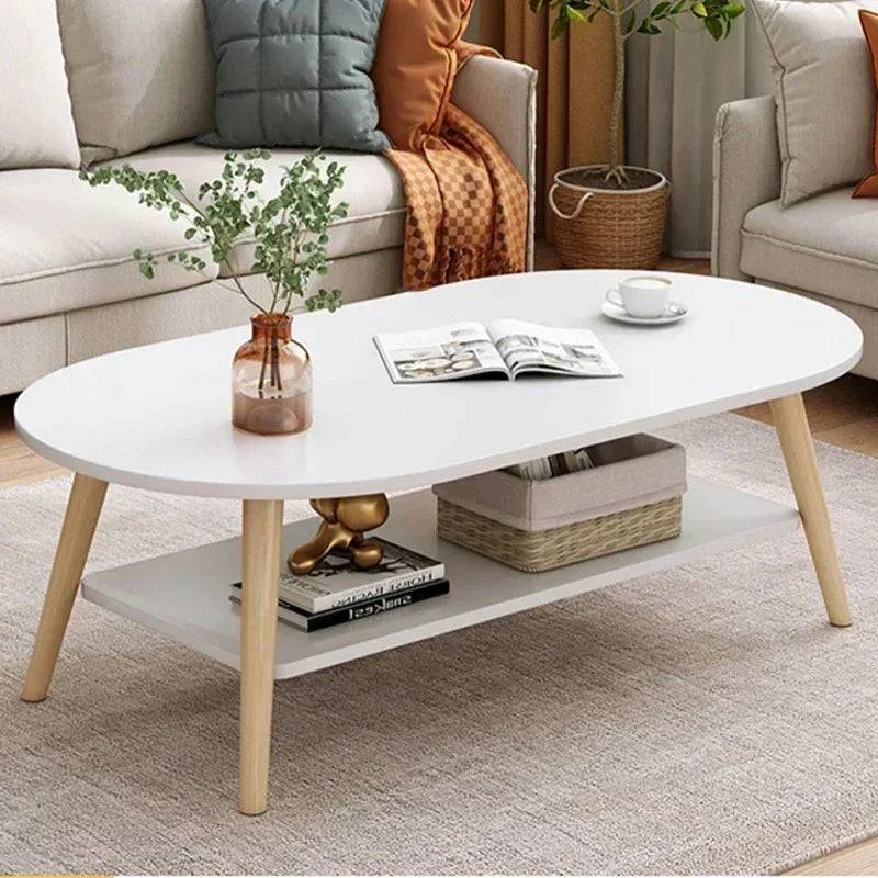 Modern Luxury White Center Coffee Table