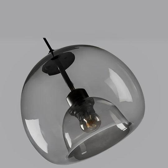 Luxury Glass Dome Pendant Light