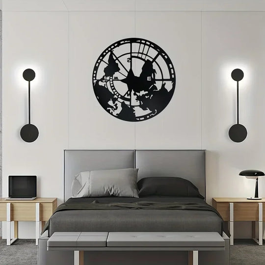 Metal Globe Wall Decor