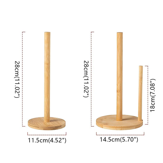 Kitchen Wooden Paper Towel Holder