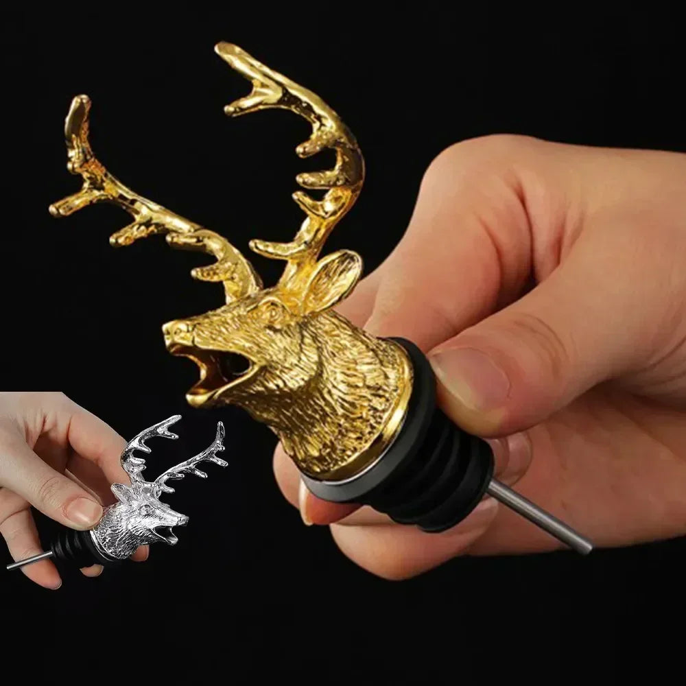 Elk Head Wine Pourer