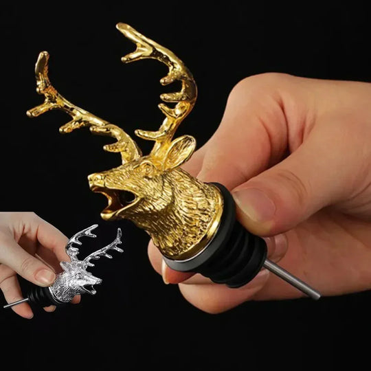 Elk Head Wine Pourer