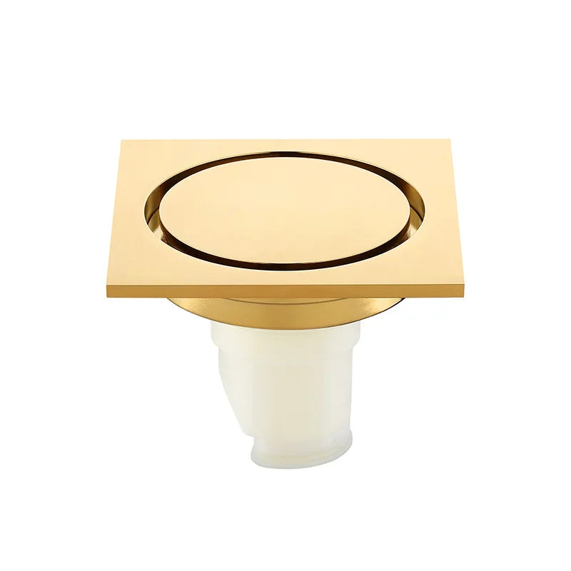 Brass Round Bathroom Floor Drain