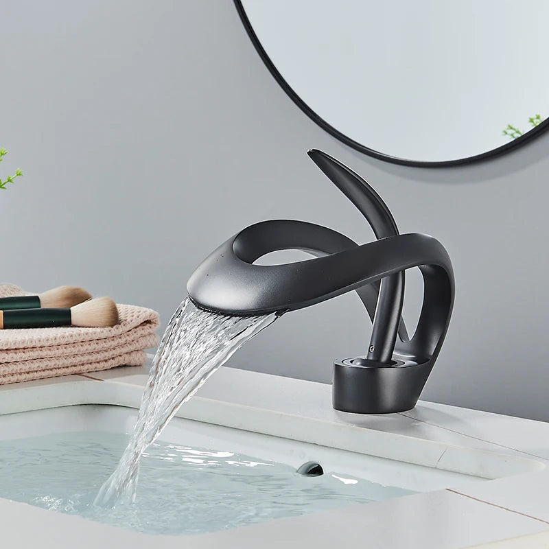 Luxury Stylish Oval Bathroom Basin Mixer Faucet