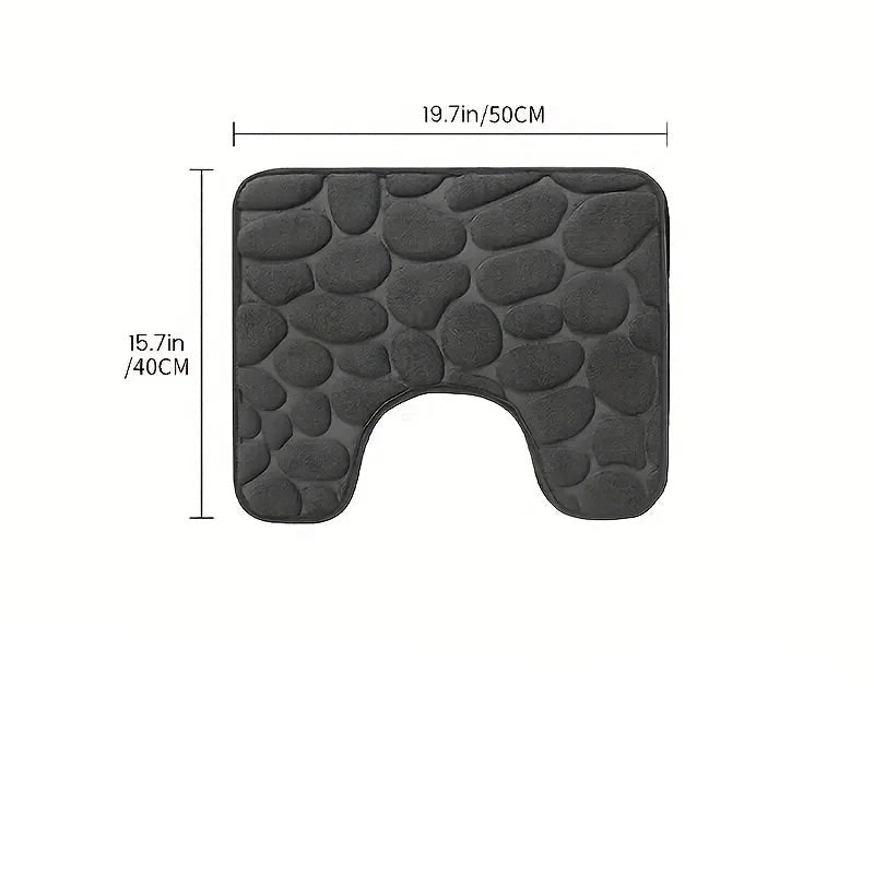 Comfy, Luxury Bathroom Toilet Foot Mat