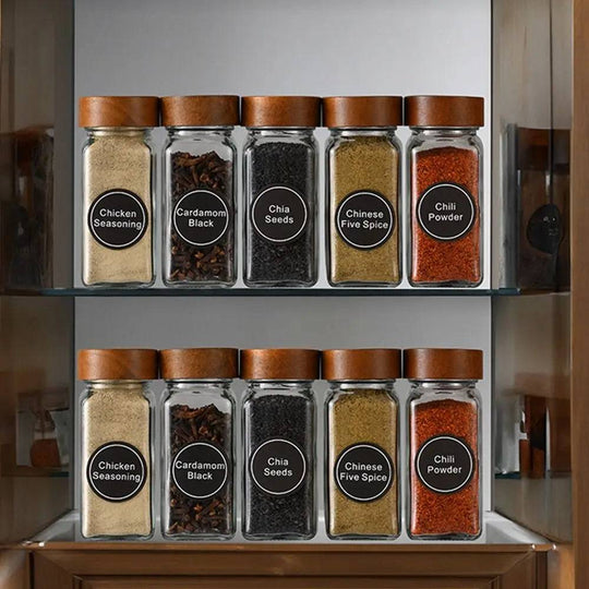 Glass Spice Jars