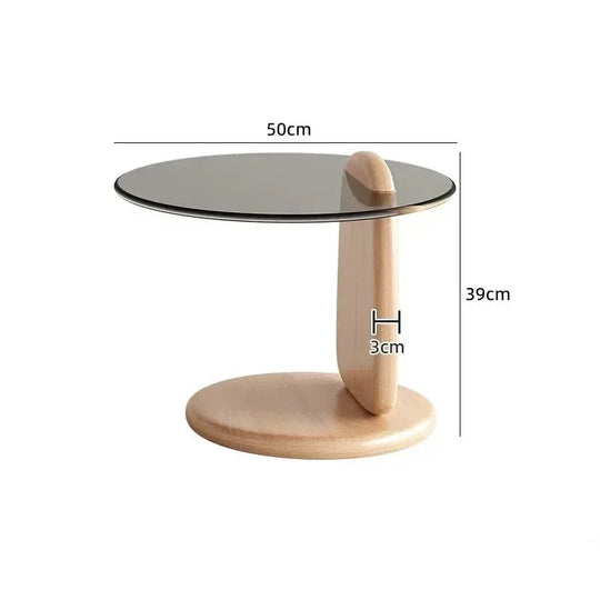 Luxury Glass Round Coffee Table