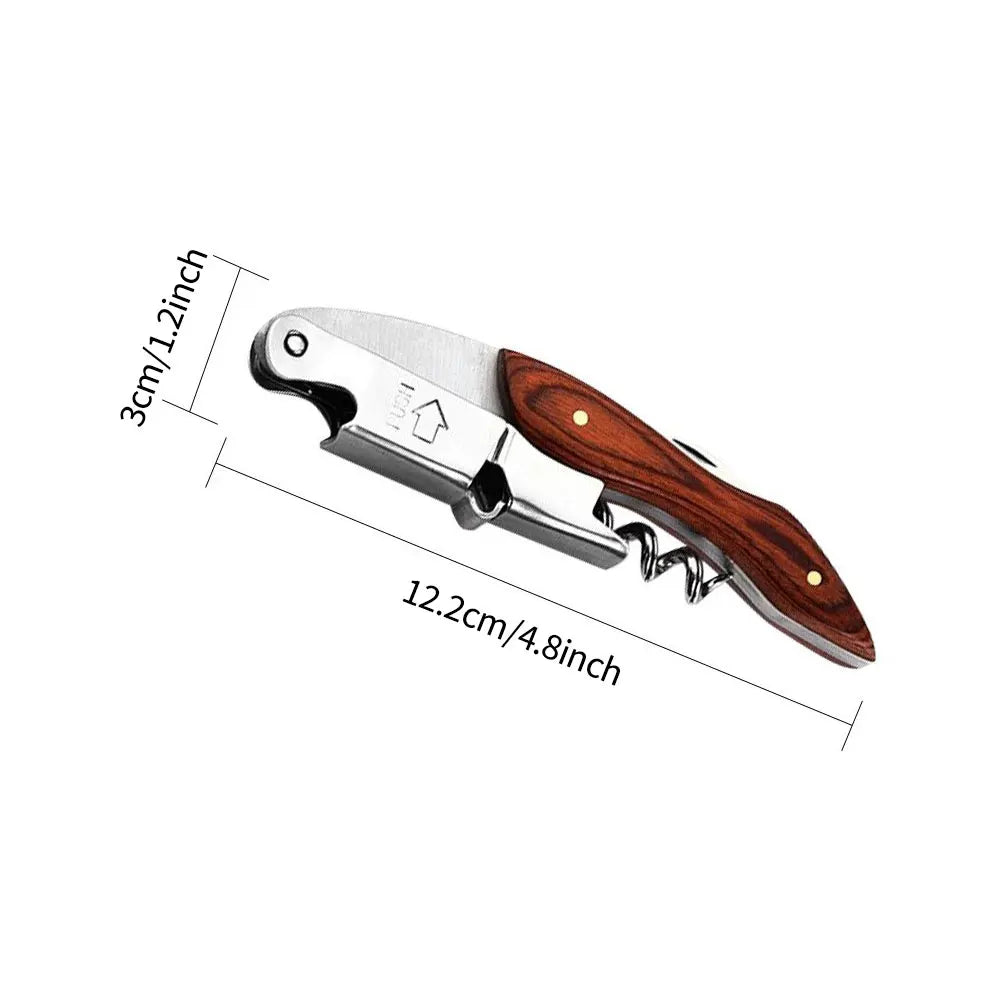 Modern Professional Wood Handle Corkscrew