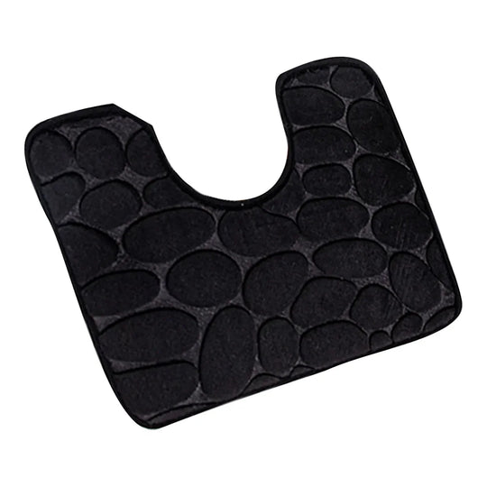 Modern Textured Toilet Bath Mat