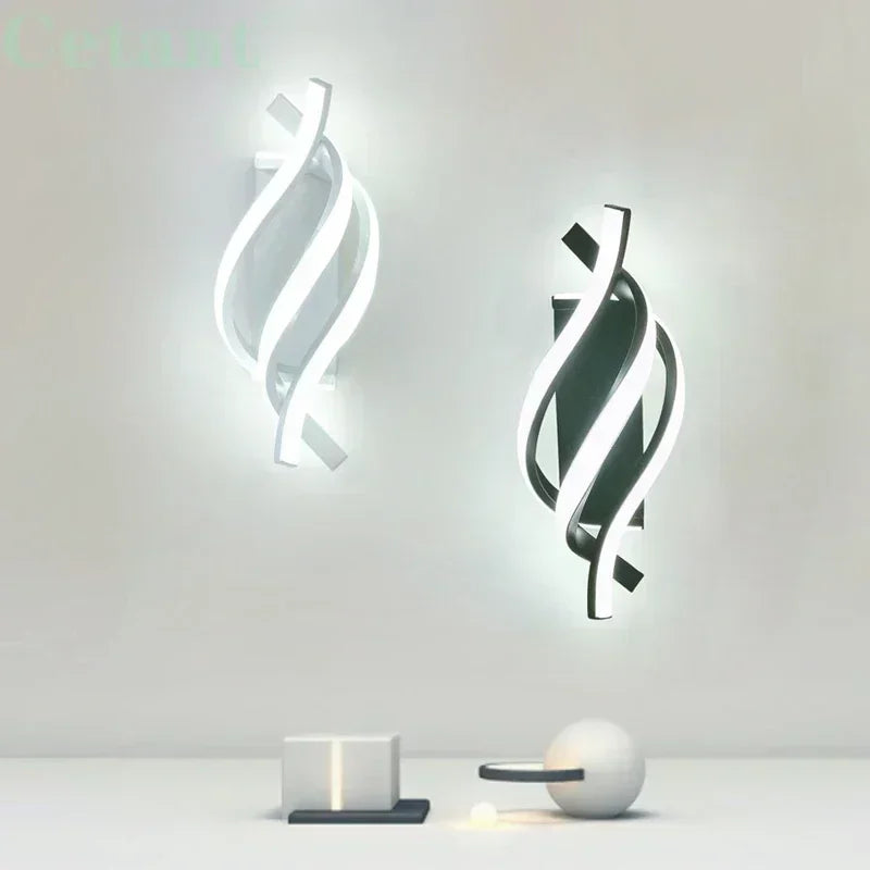 Modern Swirl Lighting Lustre