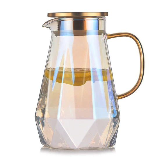 1400ml Glass Water Jug and Cups