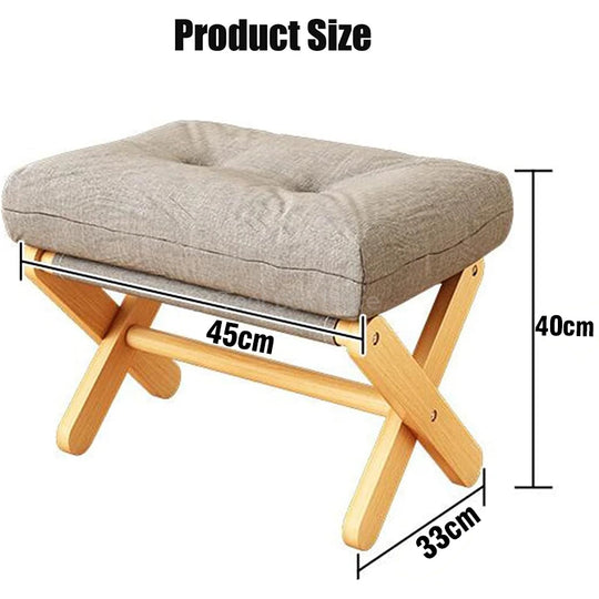 Cosy Small Foldable Footstool, Convenient Living