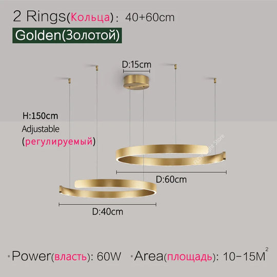 Modern Ring Ceiling lights