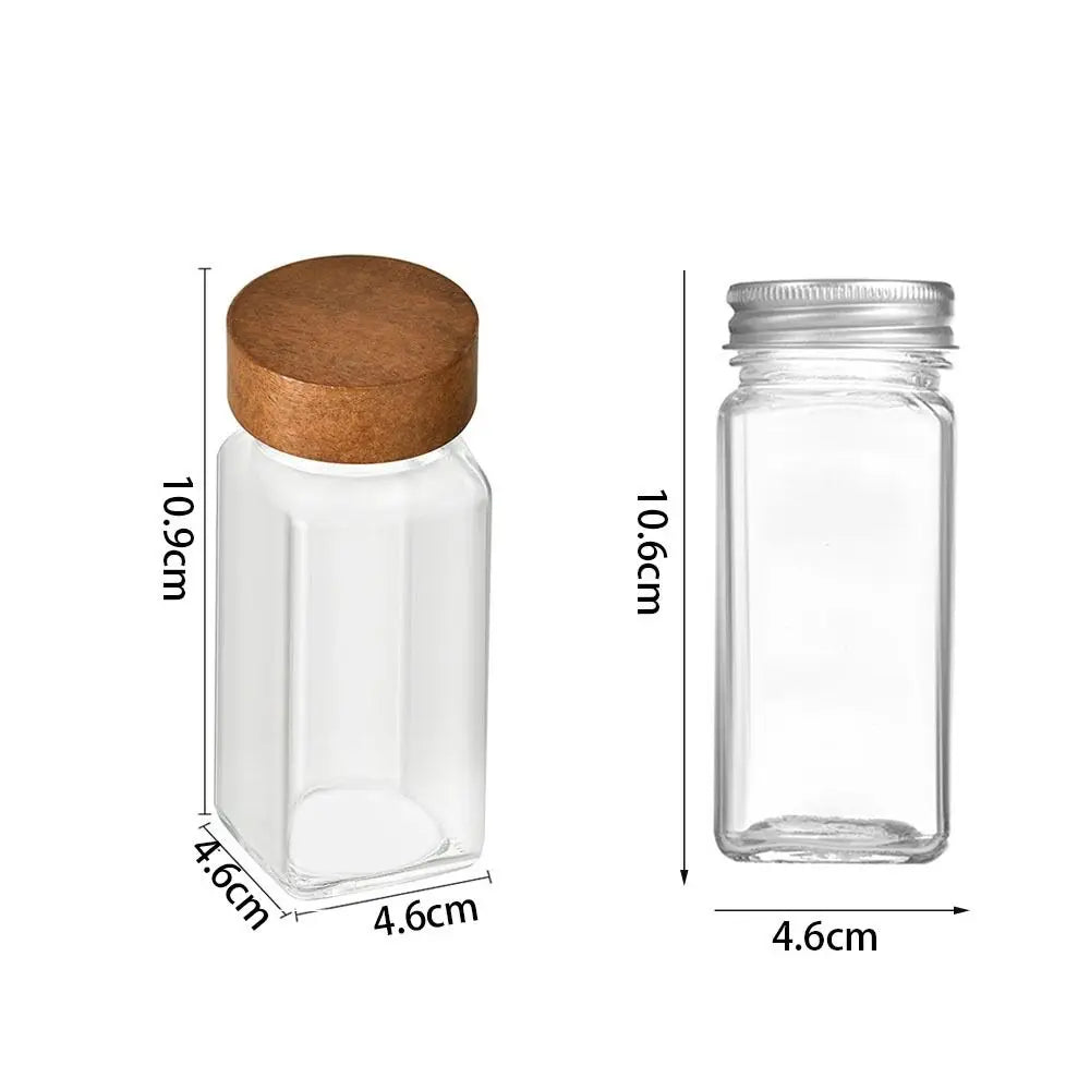 Glass Spice Jars