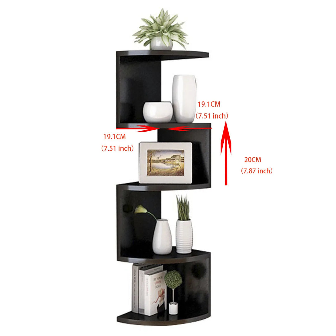 5/2-Tier Corner Floating Shelves