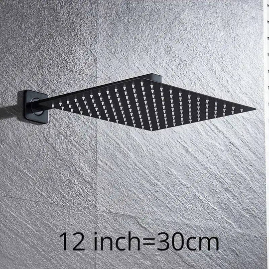 Stylish Rainfall Shower Head 8"/10"/12"