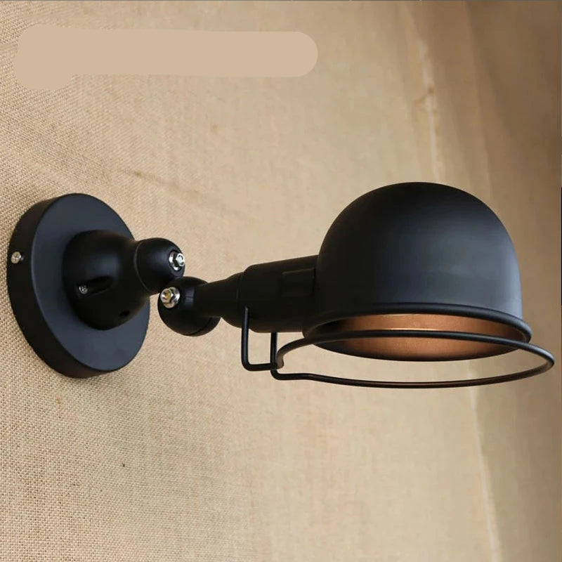 Vintage Retro LED Wall Lamp With Adjustable Arm