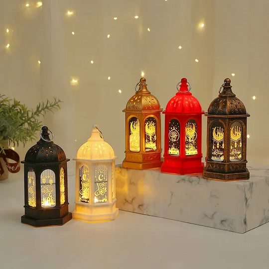 LED Star Moon Candlestick Lamp