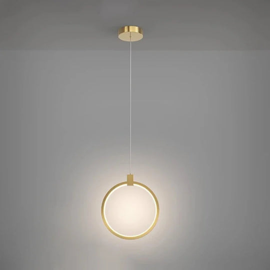 Minimalist LED Ring Pendant Light