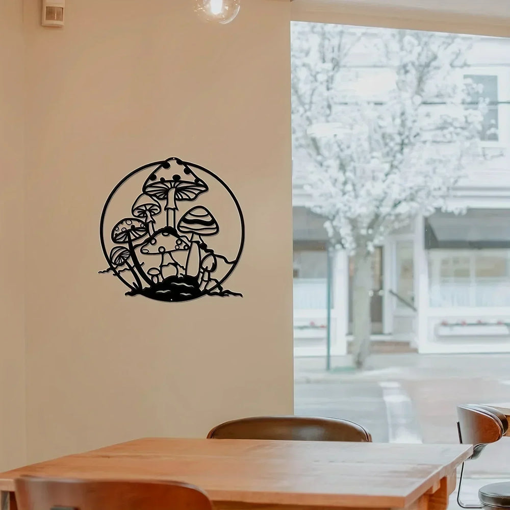Mushroom Metal Wall Art