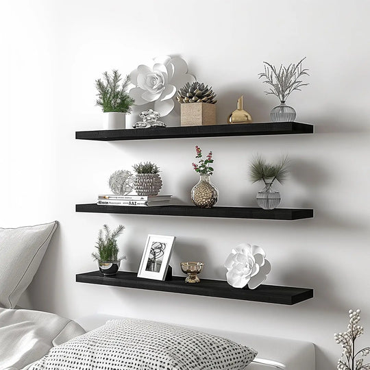 Wooden Floating Shelves