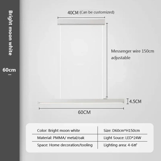 Modern LED Bar Hanging Light