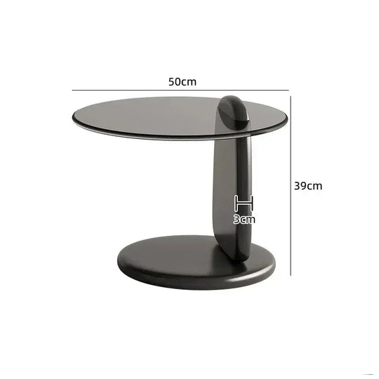 Luxury Glass Round Coffee Table