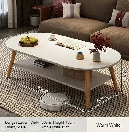 Modern Luxury White Center Coffee Table