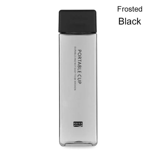 Modern Cube Transparent Water Bottle