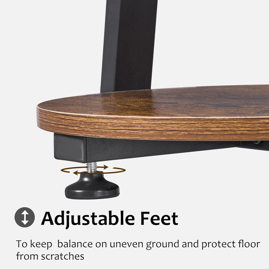 Modern Wooden Coffee Table with Wireless Charging