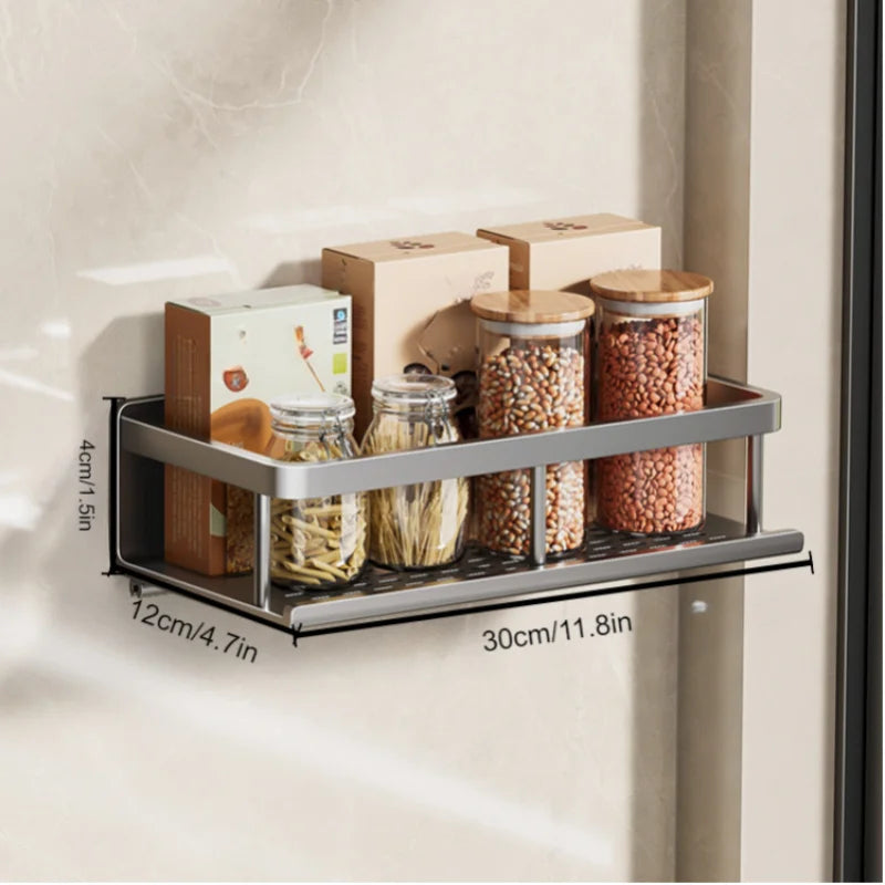 Grey Modern Kitchen Seasoning Rack