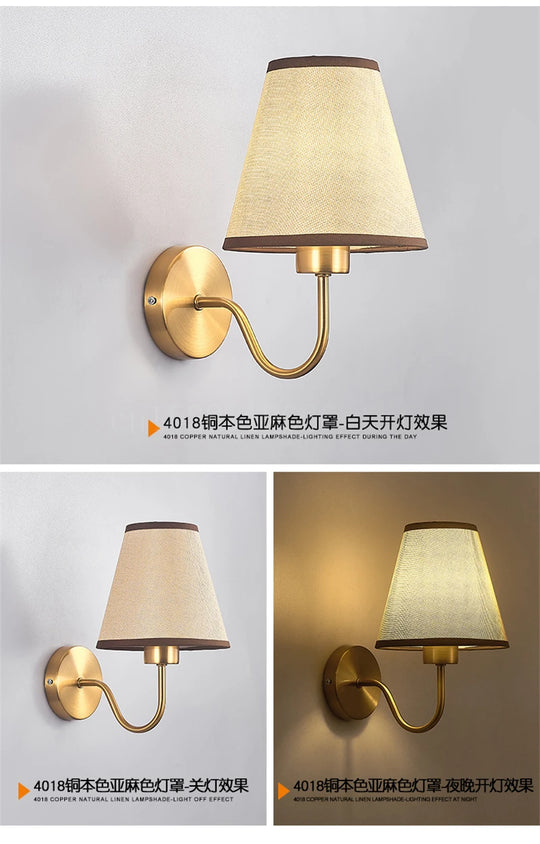 Cosy Fabric Wall Lamp