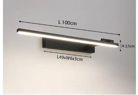 Contemporary Luxury Asymetric Bathroom Wall Light