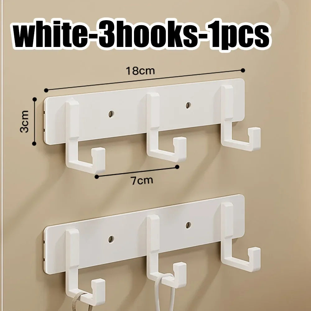 Row of Modern Space Aluminium Hooks, Coat Hangers