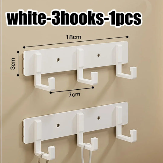 Row of Modern Space Aluminium Hooks, Coat Hangers