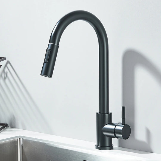 Black Pull Out Kitchen Faucet