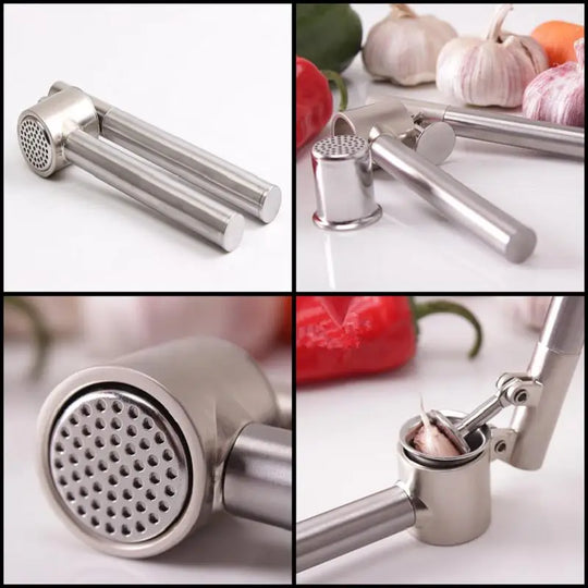 Stainless Steel Garlic Press