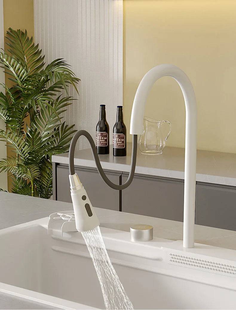 Nano White Kitchen Sink