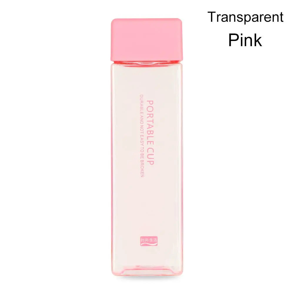 Modern Cube Transparent Water Bottle