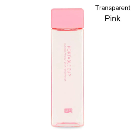 Modern Cube Transparent Water Bottle