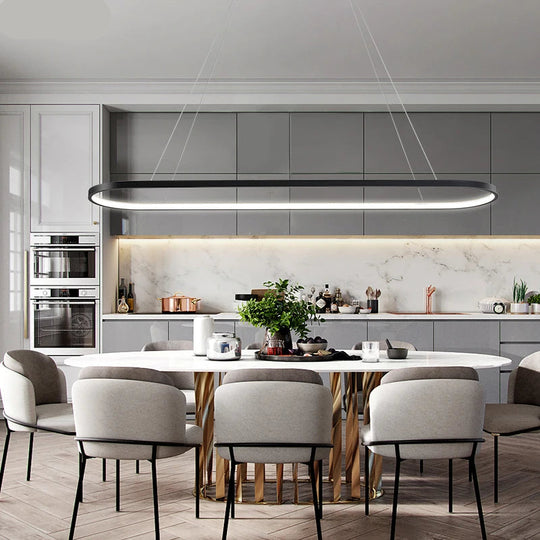 Oval LED Pendant Lights For Your Dining Room