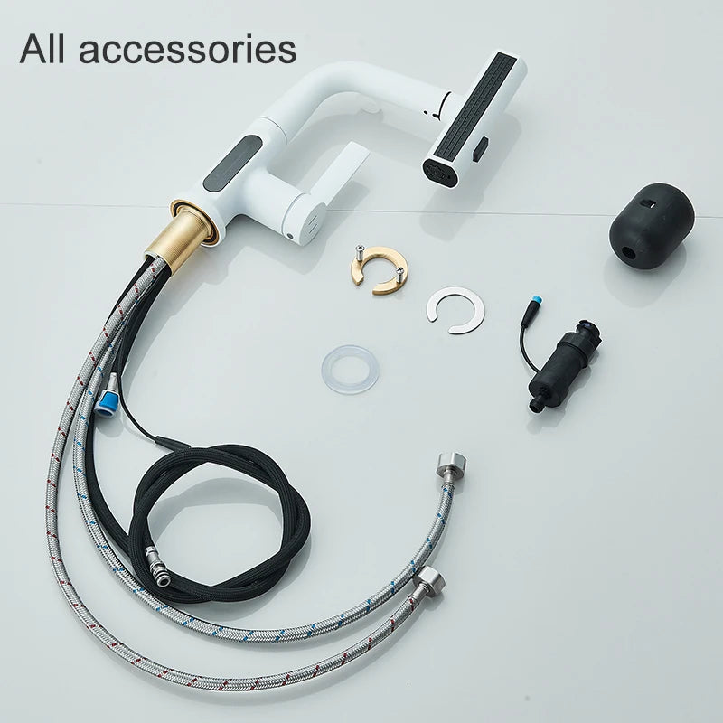 Modern Smart 3 Spout Faucet With Digital Thermostat