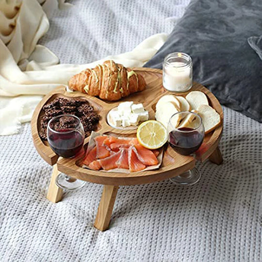 Simple Wooden Outdoor Folding Picnic Table