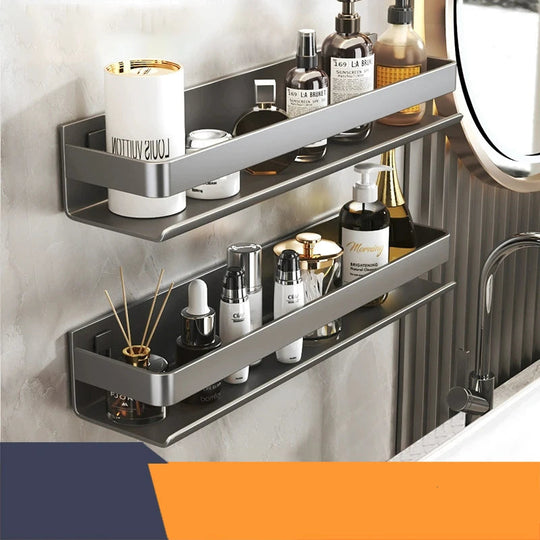 Modern Luxury Stainless Steel Bathroom Shelf